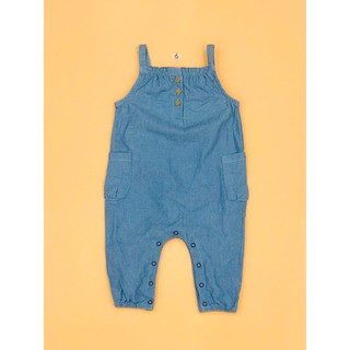 [6kg-14kg] Quần Yếm Dài Bé Gái  Cārtēr - Xanh 2 Dây