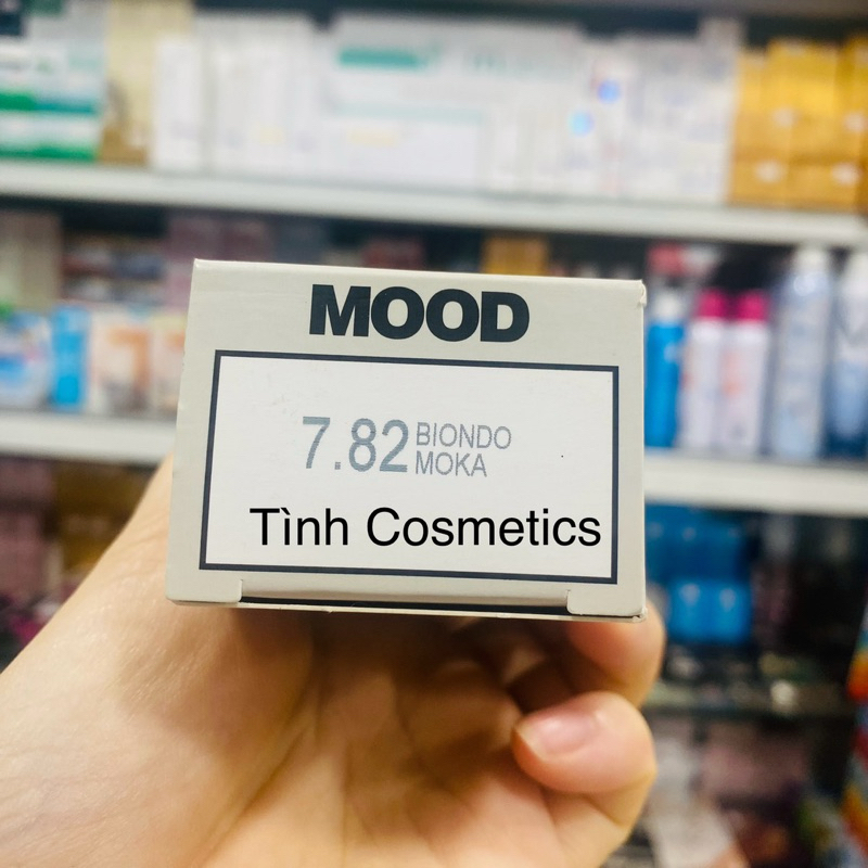 Thuốc Nhuộm tóc Mood Italy màu khói 7.82, kem nhuộm tóc thời trang, màu đẹp, lâu phai, giữ bền màu, 