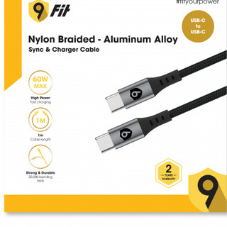 Cáp 9Fit USB-C to USB-C 1M - Chính hãng