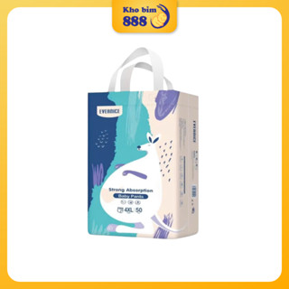 Combo 100 miếng bỉm quần Evernice công nghệ Châu Âu mỏng nhẹ thấm hút tốt ta bim quan cho be