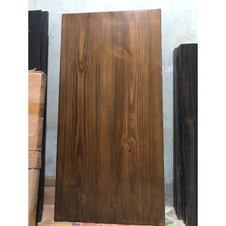 [MM016] - tấm mặt bàn gỗ thông dày 4cm màu walnut