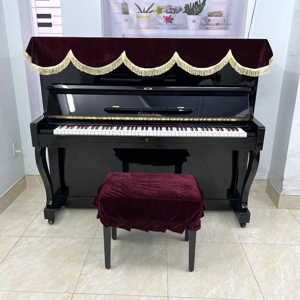 Combo khăn phủ đàn và ghế Piano cơ, Piano điện