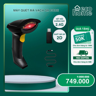 Máy Quét Mã Vạch Không Dây Bluetooth KAW Cao Cấp, Quét Mã Vạch, Quét Mã QR, Kết Nối Điện Thoại, Bảo Hành 12 Tháng