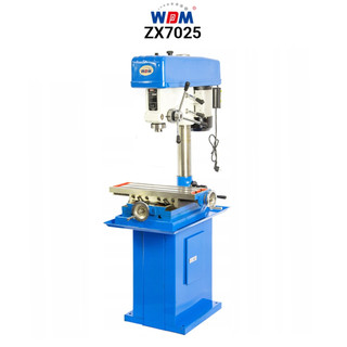 Máy khoan phay mini wddm zx7025 khoan 25mm phay mặt 63mm phay ngón 13mm