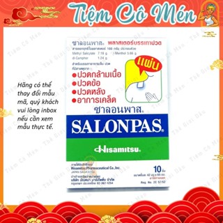 [Có Sẵn] Cao dán giảm đau Salonpas Thái Lan - Hàng Nội Địa - 1 Hộp 10 Miếng - Cực Kỳ Hiệu Quả