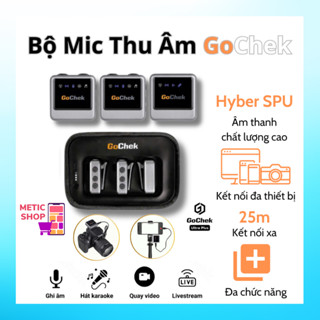 Micro Thu Âm Cài Áo Gochek Ultra Plus Chính Hãng, Lọc Tạp Âm Giảm Ồn Chuyên Nghiệp Cam Kết Bảo Hành 12 Tháng (METIC SHOP