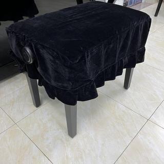 Khăn phủ ghế đàn Piano nhung đen