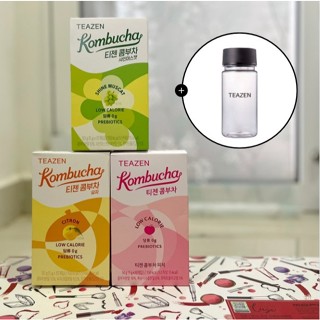 Trà Kombucha Teazen trái cây Hàn Quốc Hộp 10 gói FULLBOX