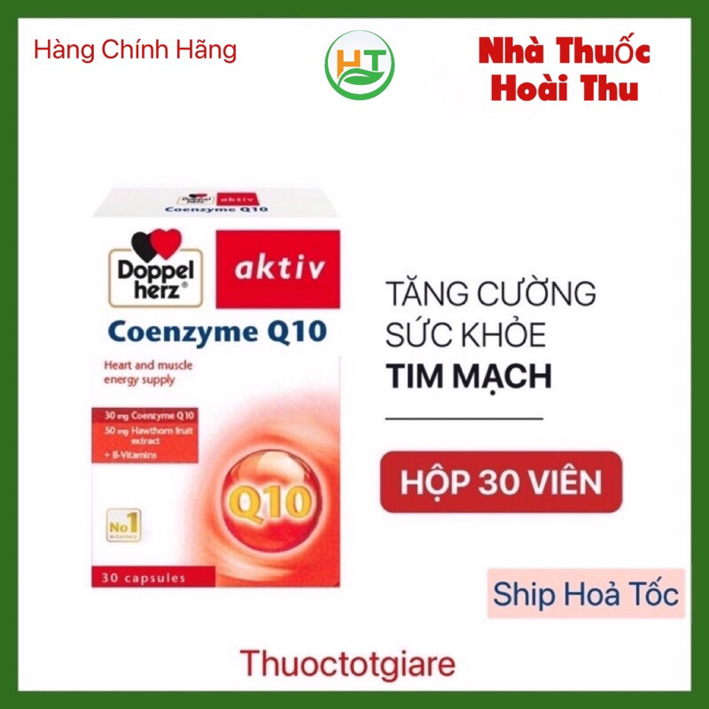 Doppelherz Aktiv Coenzyme Q10 - tăng cường sức khỏe tim mạch
