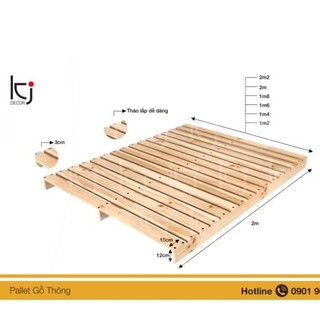 [KID087] Giường pallet cao cấp