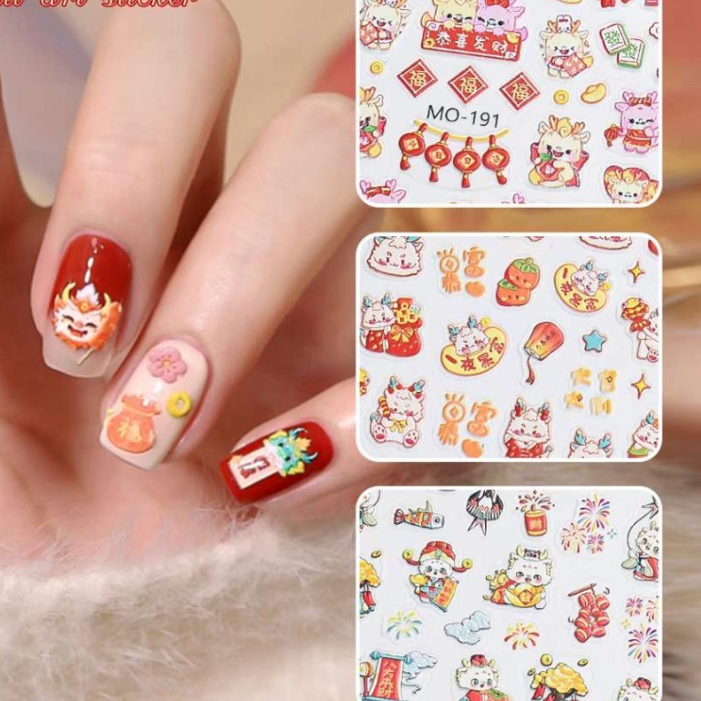mã sticker tết mo