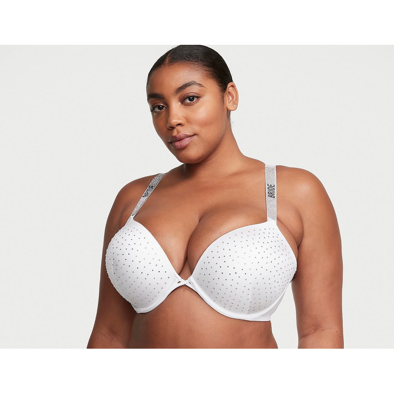 Victoria Swim Bombshell Push-up Bikini Top đính đá