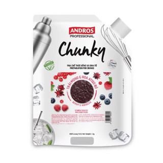 Mứt Trái Cây Pha Chế Trái mọng & Hoa Atiso đỏ - CHUNKY - 1kg