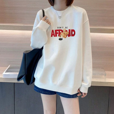 Áo nỉ sweater nữ NA27 unisex form local brand Loza NT7608