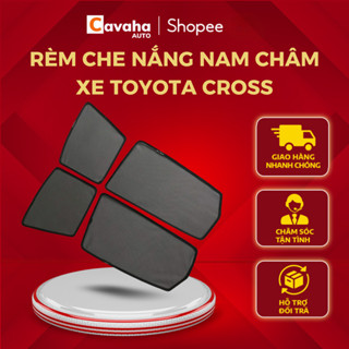 Rèm Che Nắng Xe Toyota Cross Chống Tia UV, Bộ 4 Miếng Loại 1 - Cavaha Auto