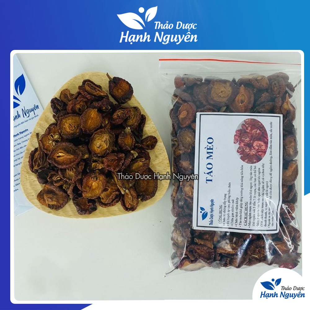 Táo mèo khô 500g, sơn tra thái lát, hỗ trợ tốt cho tiêu hoá, tim mạch, giảm đau nhức xương khớp