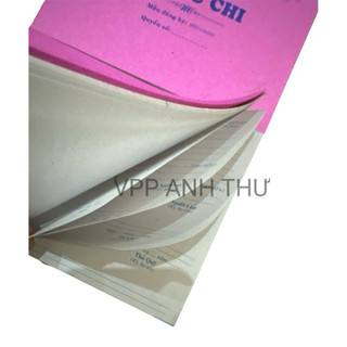 COMBO 5 CUỐN PHIẾU THU CHI 1 LIÊN MỎNG 40 TỜ