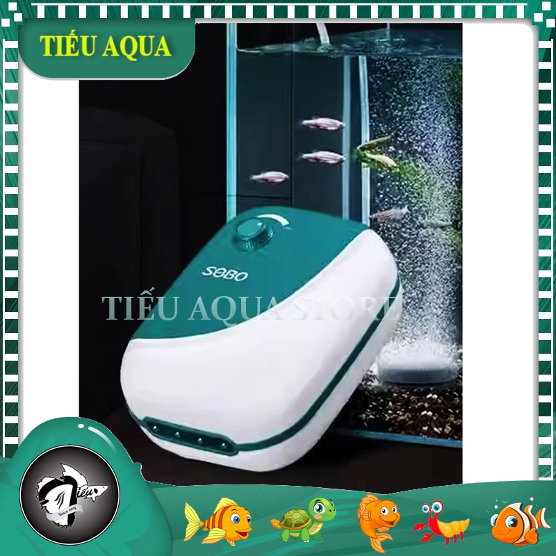 Máy Sủi Oxy Siêu Êm SOBO AQ-08, AQ-10, AQ-12, AQ-15 - Máy Oxi có tăng giảm