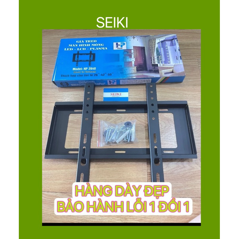 ( loại dày ,đẹp) khung treo tivi, giá treo tivi sát tường cho tivi từ 19-75inch đã gồm ốc vít