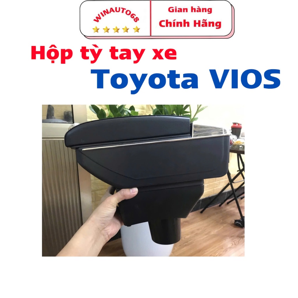 Hộp tỳ tay xe ô tô Toyota Vios 2019- 2021, 2022, 2023,2024 Hàng đẹp cao cấp nhất thị trường