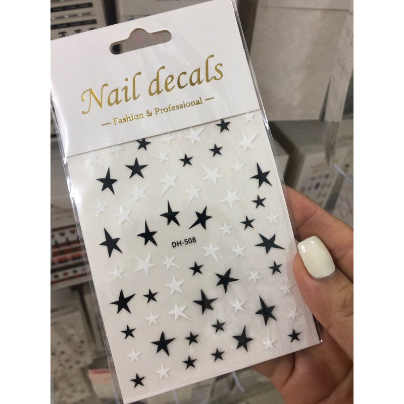[Phụ Kiện Nail Chính Hãng]Sticker Dán Móng Hình Ngôi Sao