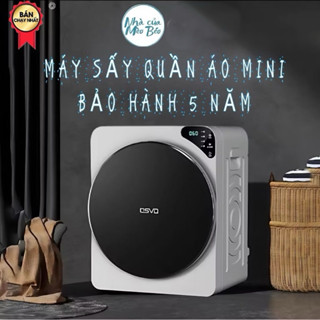 Máy sấy quần áo mini OSVO công nghệ Đức khử trùng ION Âm diệt 100% bọ ve, sấy khô hoàn toàn lọc bụi bẩn vải bông thừa