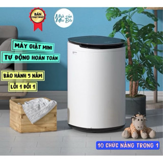 🎁TẶNG KỆ - Máy giặt mini tự động 100% cho bé có tia UV khử khuẩn, có khoá trẻ em - Bảo hành 5 năm lỗi 1 đổi 1