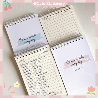 (A6) Sổ học từ vựng 15 new words every day học từ vựng tiếng Anh mỗi ngày EV9