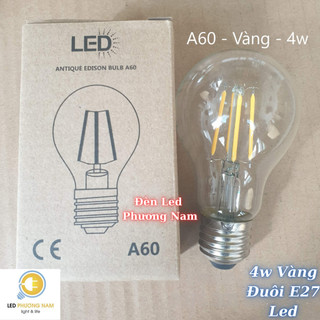 [COMBO 2 ]   Đèn Led EDISON A60 - 4w