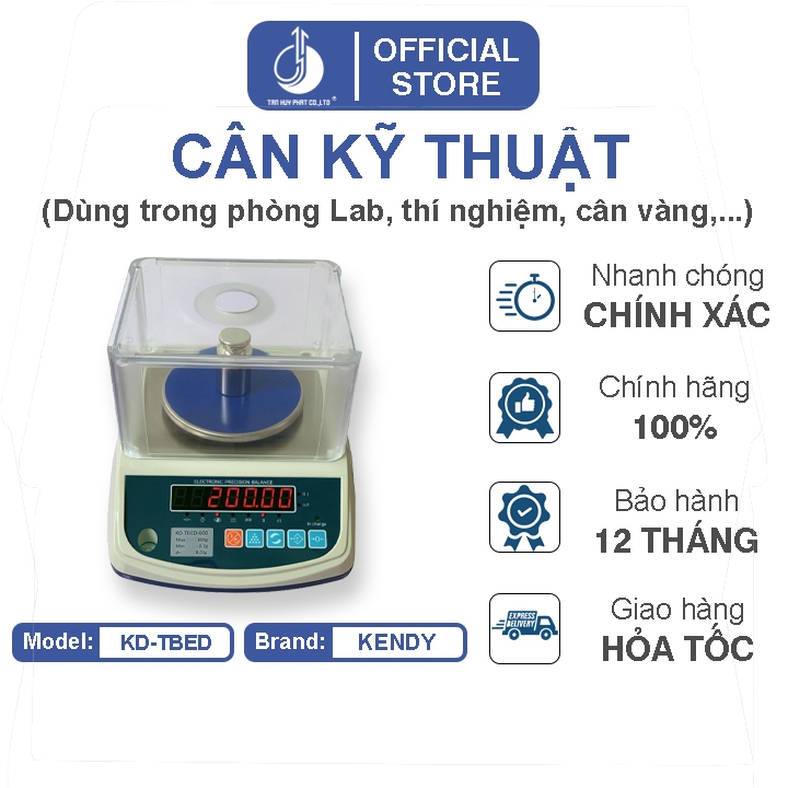 Cân Kỹ Thuật 2 Số Lẻ KD-TBED