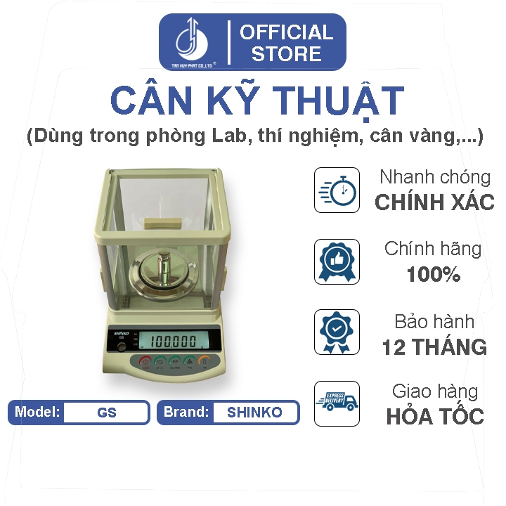 Cân Kỹ Thuật 3 Số Lẻ Shinko GS