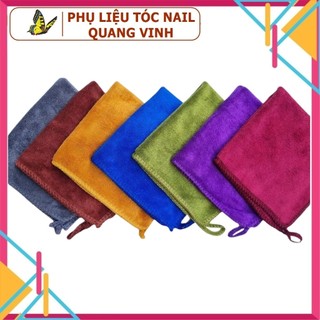Khăn làm nail, khăn treo bếp 30*30cm