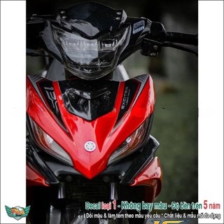 Tem rời Exciter 135 đỏ đen (1)
