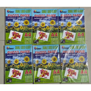 (Giá sỉ) Giấy in ảnh A4 2 mặt bóng ĐL 230gsm (50 tờ /xấp)