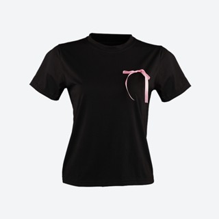 Áo thun nữ form baby tee Choice HT56 đính nơ in chữ Baby you got this