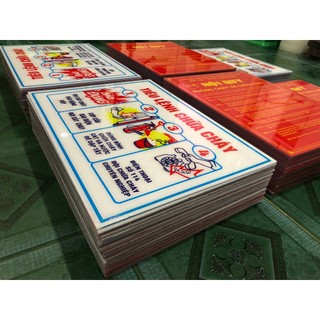bảng nội quy tiêu lệnh mica