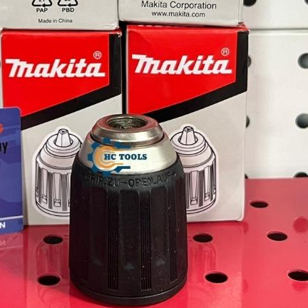 Đầu khoan,đầu măng ranh,đầu kẹp mũi khoan Auto Lock 13mm Makita DHP485,DDF484 (199154-9) chính hãng 