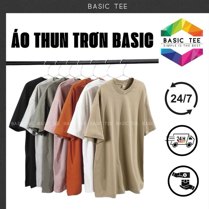 Áo thun trơn basic trẻ trung năng động | Basic Tee
