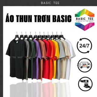 Áo thun trơn basic trẻ trung năng động | Basic Tee
