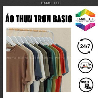 Áo thun trơn basic trẻ trung năng động | Basic Tee