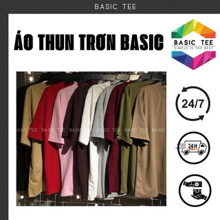 Áo thun trơn basic trẻ trung năng động | Basic Tee