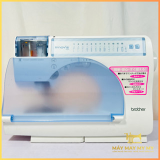Máy May Gia Đình Mini Nhật Bản Brother Innov'is Nhỏ Gọn Chạy Êm Giá Rẻ Có Vắt Sổ