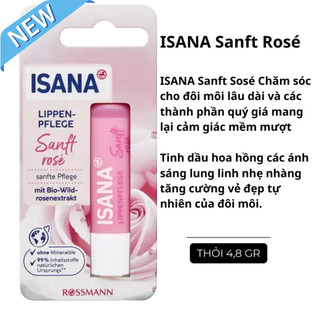 [auth] Son dưỡng môi Isana giúp môi căng bóng, mềm mịn nội địa Đức,Đủ Bill