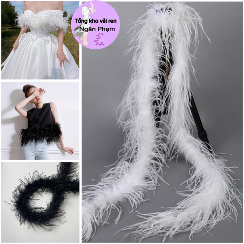 Lông vũ thời trang (dây dài tầm 2m)