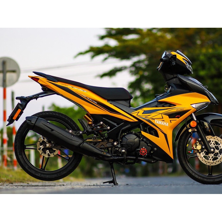 tem rời exciter 150 mx vàng đen