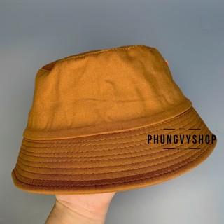 SALE) Nón bamboo bucket trơn form cụp sụp