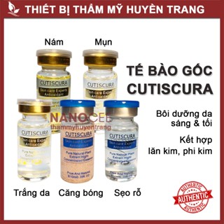 Tế Bào Gốc CUTISCURA Mụn, Trắng Da, Lăn Kim Căng Bóng Da, Nám, Thâm, Trẻ Hóa Da