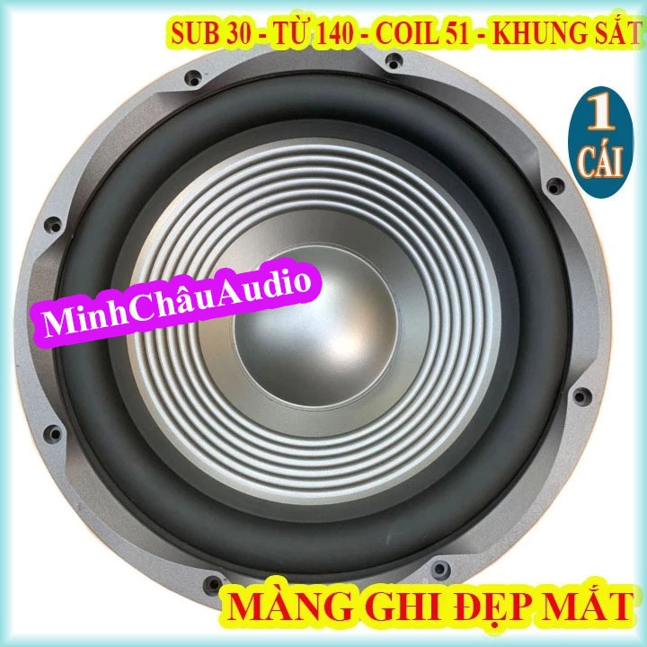 CỦ LOA SUB 30 SIÊU TRẦM TỪ 140 COIL 51 MÀNG GHI BJ - GIÁ 1 CHIẾC