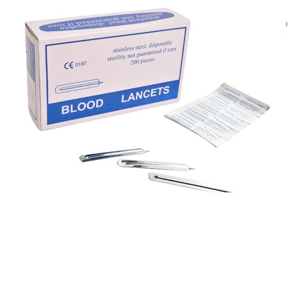 vỉ 20 Kim Chích Mụn, Máu Blood Lancet