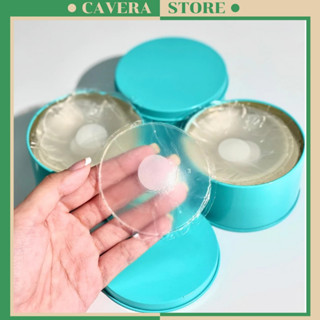 Hộp 10 miếng dán ngực silicon trong suốt, 5 cặp dán ti dính siêu chắc tái sử dụng nhiều lần CAVERA H08